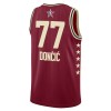 Män All-Star 2024 Tröja Western Conference Luka Doncic Röd Swingman